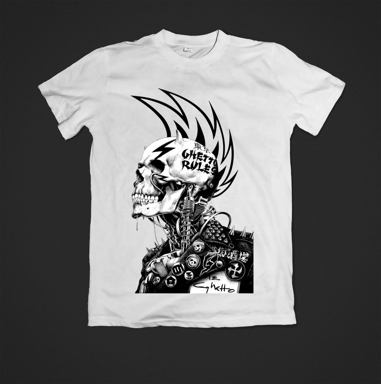 Футболка YOUstyle для чоловіків Ghetto 0488 M White
