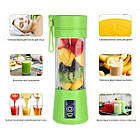 ОПТ Блендер Зелений Juice Cup Fruits USB, фото 4