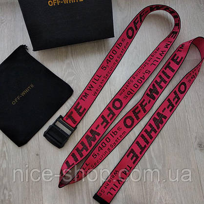 Ремінь OFF - WHITE у коробці, фото 5