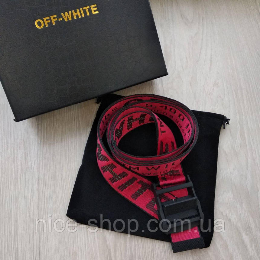 Ремінь OFF - WHITE у коробці, фото 1