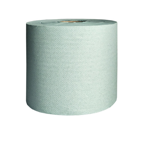 Паперові рушники макулатурні зелені в рулоні - 250 м, 4шт/уп, фото 1