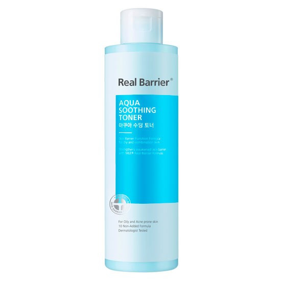 Базовий зволожувальний тонер із низьким pH 5.5 Real Barrier Aqua Soothing Toner 200 мл