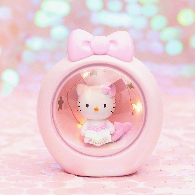Нічник Hello Kitty Русалка Рожевий (k0212) оригінальний подарунок прикольний