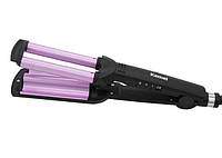 Плойка потрійна Kemei Km-2022, фото 4