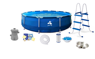 Каркасний басейн із фільтром Jilong 17542EU 420 x 84 см