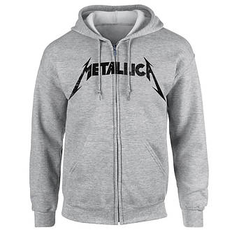 Толстовка на змійці METALLICA Papa Het меланжева, фото 3