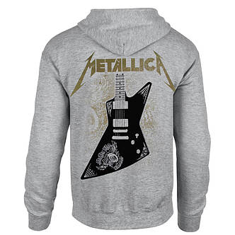 Толстовка на змійці METALLICA Papa Het меланжева, фото 4
