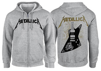Толстовка на змійці METALLICA Papa Het меланжева, фото 1