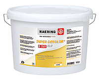 Интерьерная краска для стен HAERING SUPER DEKOLOR ELF D2501 белая 10л