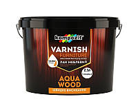 Лак мебельный KOMPOZIT AQUA WOOD акриловый глянцевый 2,5л