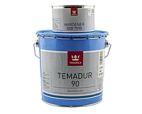 Эмаль полиуретановая TIKKURILA TEMADUR 90 износостойкая, TAL-белый, 2,25+0,45л