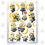 Друк їстівного фото — Вафельний папір — Міньйони No1, фото 3