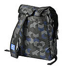 Рюкзак молодіжний YES T-71 "Double up" чорний/синій, фото 3