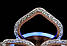 Люстра світлодіодна кільця з пультом та підсвічуванням до 20 кв.м колір Коричневий 105 Ват Diasha QX2522/4+4CF 3color, фото 8