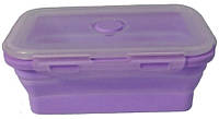 Контейнер Stenson MH-3394 800мл фиолетовый пищевой силиконовый
