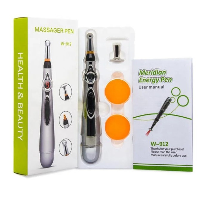 Ручка масажер Massage pen W-912, фото 1