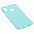 Чохол силіконовий для Samsung Galaxy A10s A107 м'ятний (самсунг а10с), фото 6