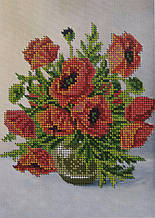 Набір для вишивання бісером Маки Д 117