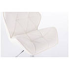 Стілець барний хокер HC-111W білий, фото 4