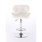 Стілець барний хокер HC-111W білий, фото 2