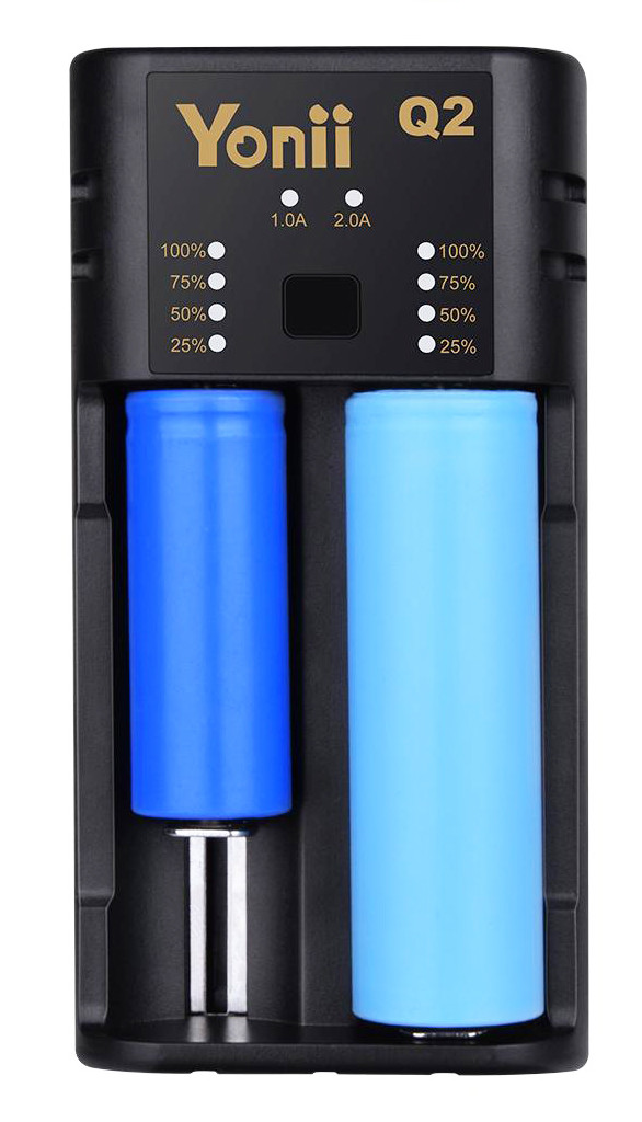 Універсальний зарядний пристрій для акумуляторів Yunii Q2 (7003), фото 1