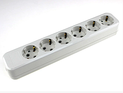 Розетка на шість входів з заземленням Светоприбор ST 9182
