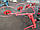 Граблі-ворошки Wirax на круглій посиленій трубі (Польща, 5 секцій, спілка оцинкована 4 мм), фото 3