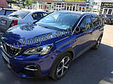 Дефлектори вікон, Вітровики Peugeot 3008 2017- (HIC/Тайвань), фото 2