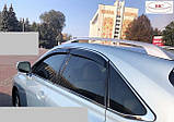 Дефлектори вікон із хром молдингом, Вітровики Lexus RX 2009-2014 (HIC), фото 7