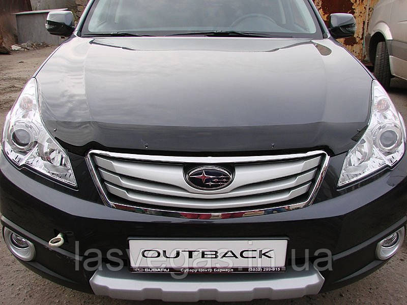 Дефлектор капота (Мухобійка) Subaru Legacy/Outback 2010-2014 (EGR)