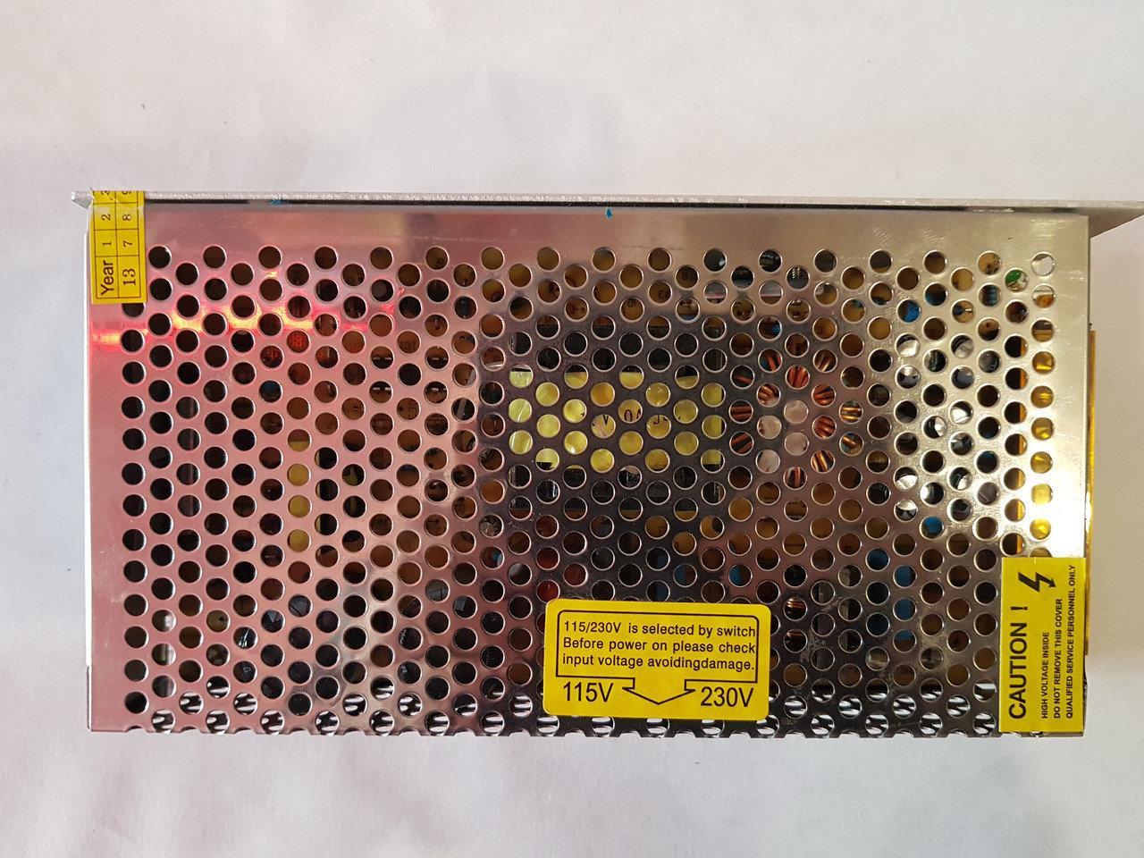 Блок питания преобразователь напряжения 12V 10А 120Вт металл - фото 1 - id-p1220513552