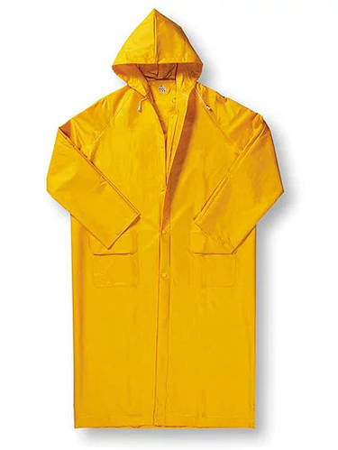 Купить Плащ желтый Ливень прорезиненный с капюшоном размеры, цена 500 ...