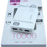 Power Bank Внешний аккумулятор 10000мАч 2xUSB ЖК-дисплей Reddax RDX-250