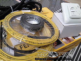 Нагрівальний кабель надтонкий двожильний in-therm ADSV20 Чехія 11,6 м. кв (2330 вт)