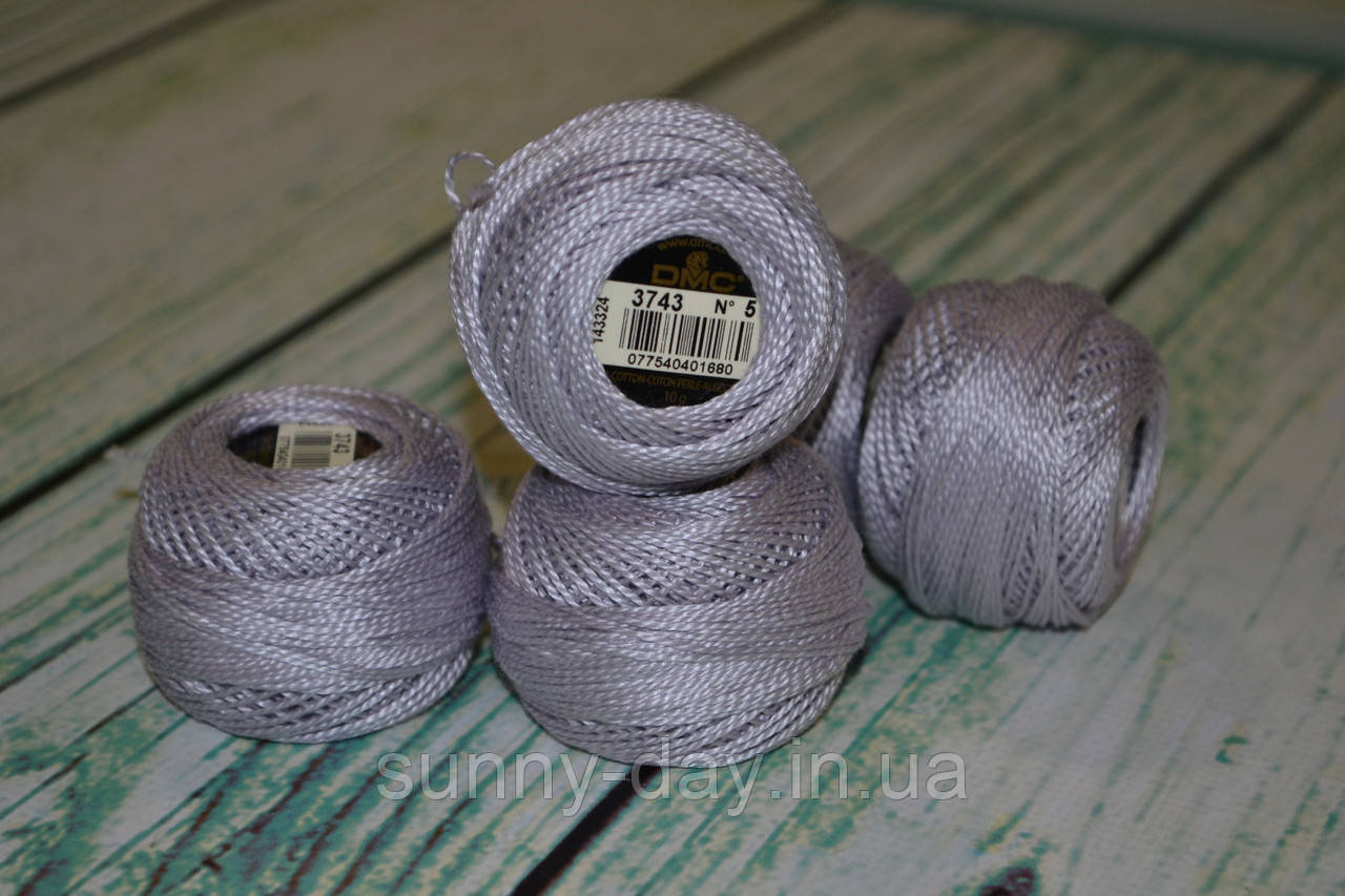 Муліне DMC Pearl No5, колір 3743, фото 1