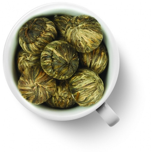 Элитный чай Моли Мэй Жэнь "Шарик с цветком жасмина", (упаковка 7 шариков) - фото 2 - id-p1220549380