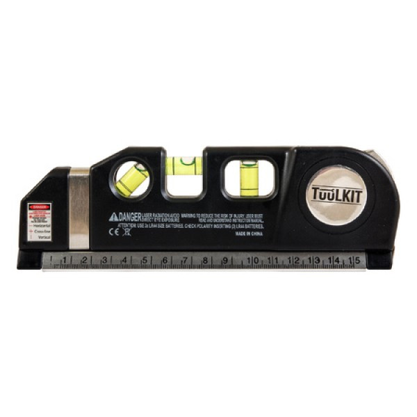 Лазерний рівень TuuLKit Multi-Purpose Laser Level з вбудованою рулеткою