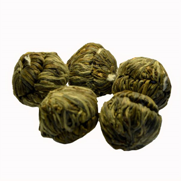 Элитный китайский чай Хуа Хао Юэ Юань "Шарик с цветком лилии", (упаковка 7 шариков) - фото 2 - id-p1220623283