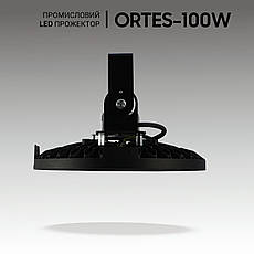 Світлодіодні світильники стельові промислові ORTES 100W, 14500Lm, IP65. Промислові прожектори, фото 4