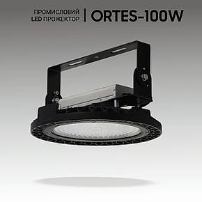 Світлодіодні світильники стельові промислові ORTES 100W, 14500Lm, IP65. Промислові прожектори, фото 3