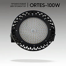 Світлодіодні світильники стельові промислові ORTES 100W, 14500Lm, IP65. Промислові прожектори, фото 5
