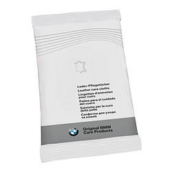 Серветки для догляду за шкірою BMW Genuine Car Interior Leather Cleaning Care Cloths, артикул 83122298225