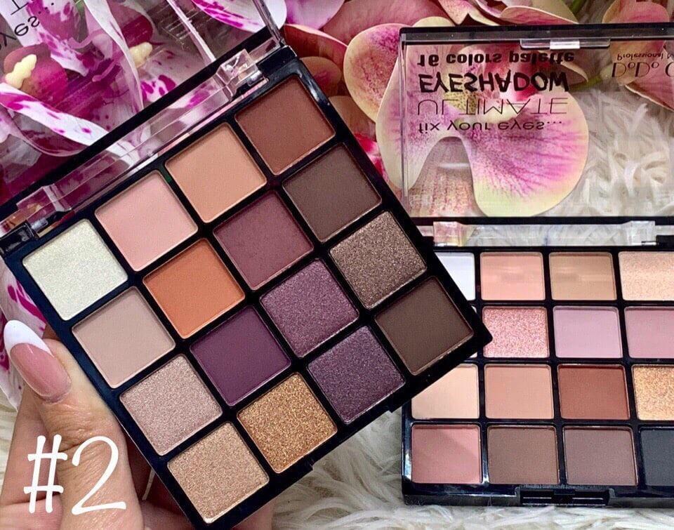Тіні для повік, 16 відтінків, DoDo Girl Matte Eyeshadow Palette