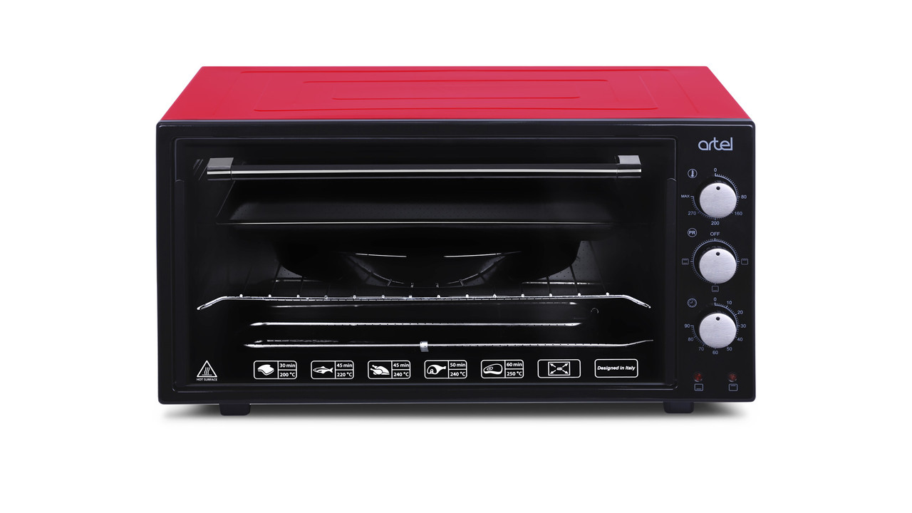 Електрична піч Artel MD 4816 E BLACK-RED 48 л