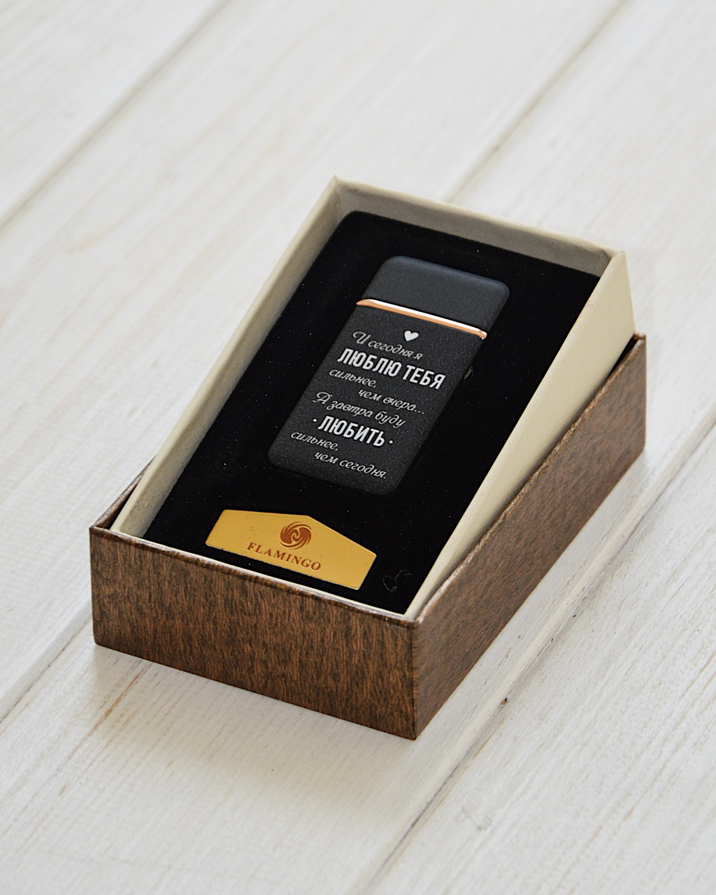 Електронна USB запальничка зі спіраллю розжарювання з гравіюванням ...