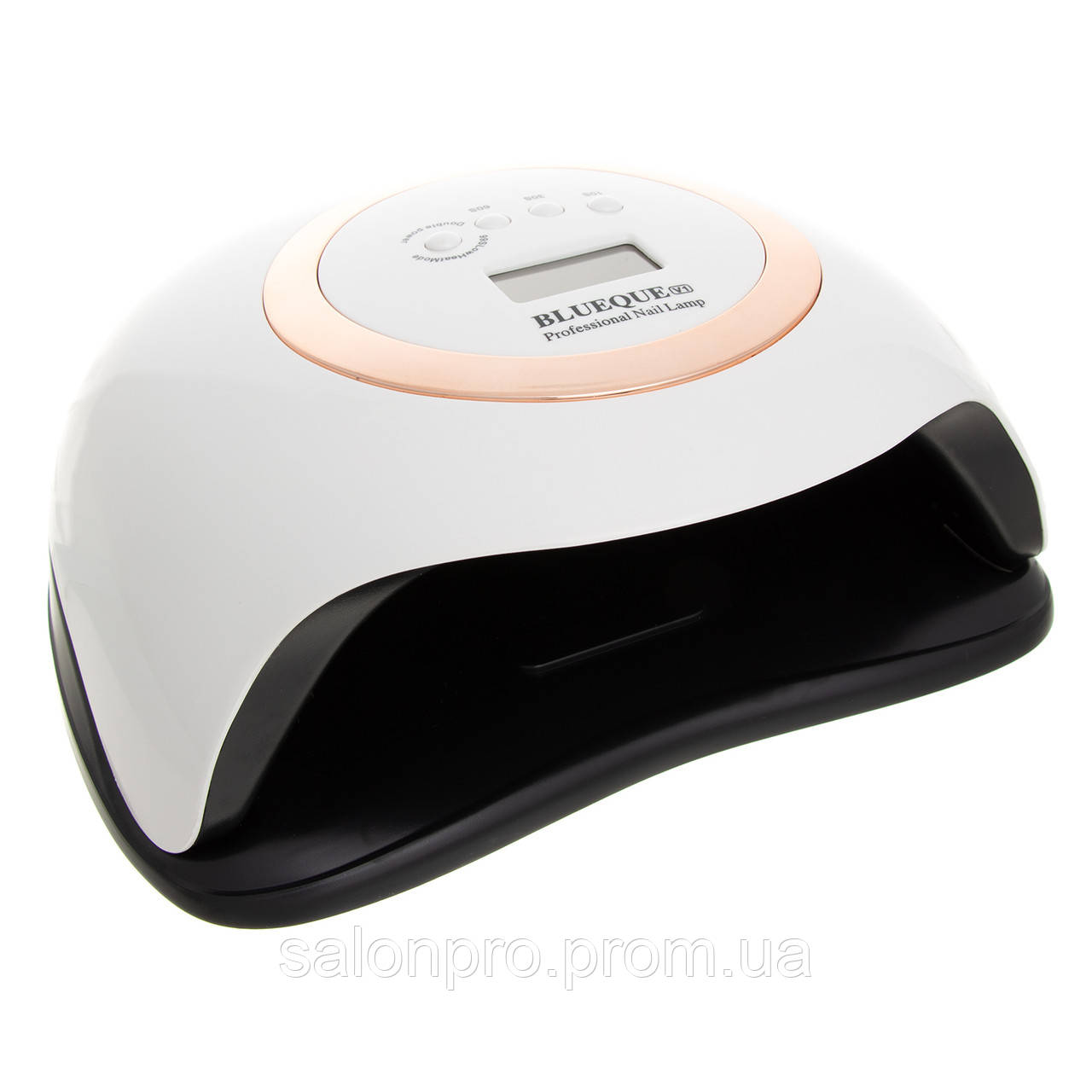 UV LED лампа Nail Lamp Blueque BQ-V1 168 Вт для сушіння гелю та гель-лаку, золотиста