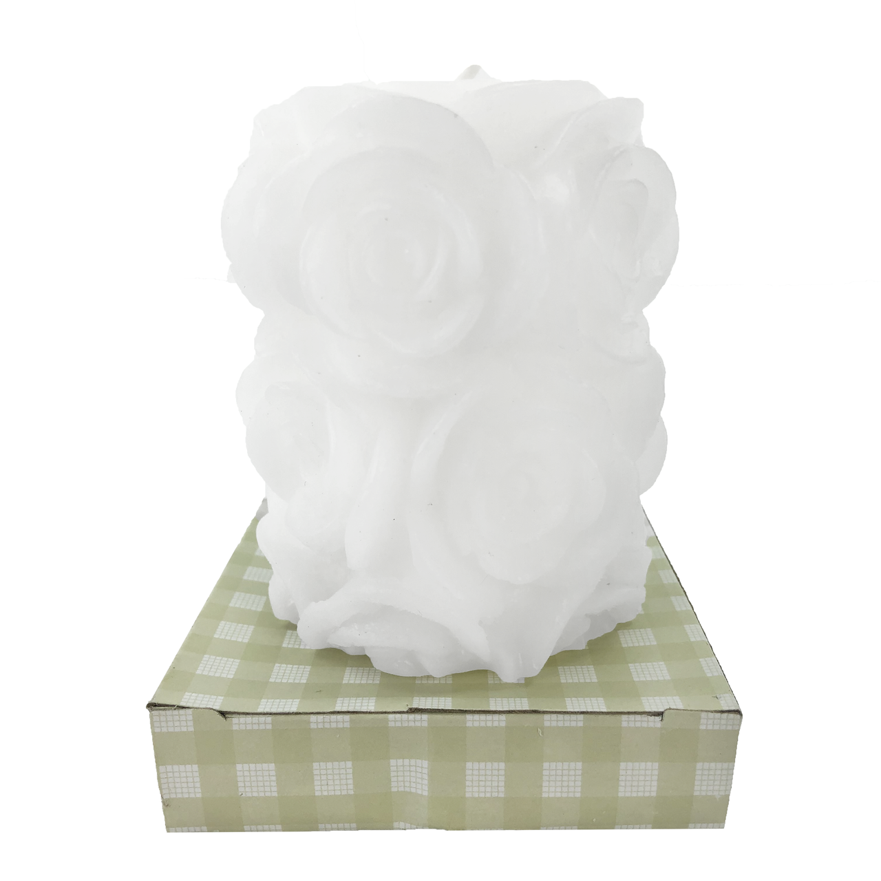Весільна свічка Троянда біла, 8 см