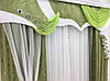 Ламбрекен + штори "Мадрид", Оливка (Ширина 250 см), фото 10