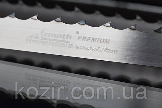 Стрічкові пили для дерева Armoth Premium. Стрічкове полотно. Стрічкові пили. Пиляльні полотна для пилорам