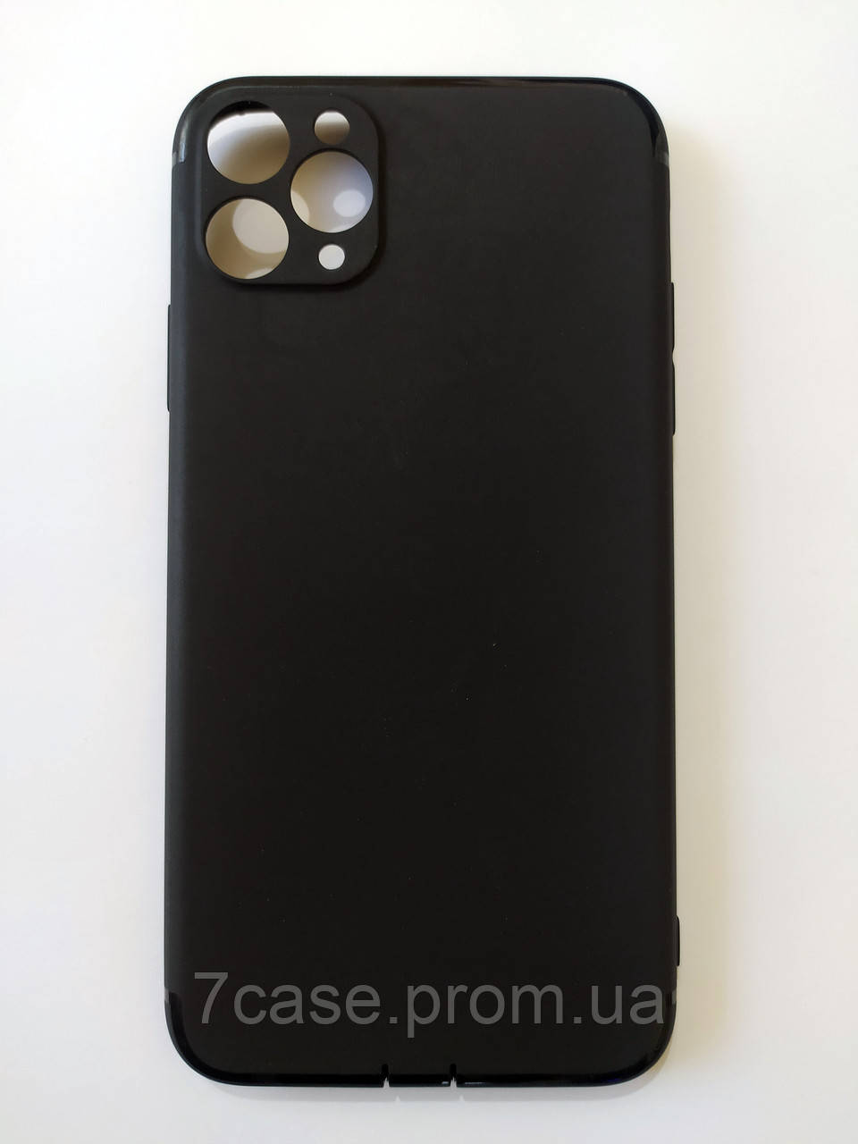 Чохол для Apple iPhone 11 Pro Max матовий TPU Candy чорний